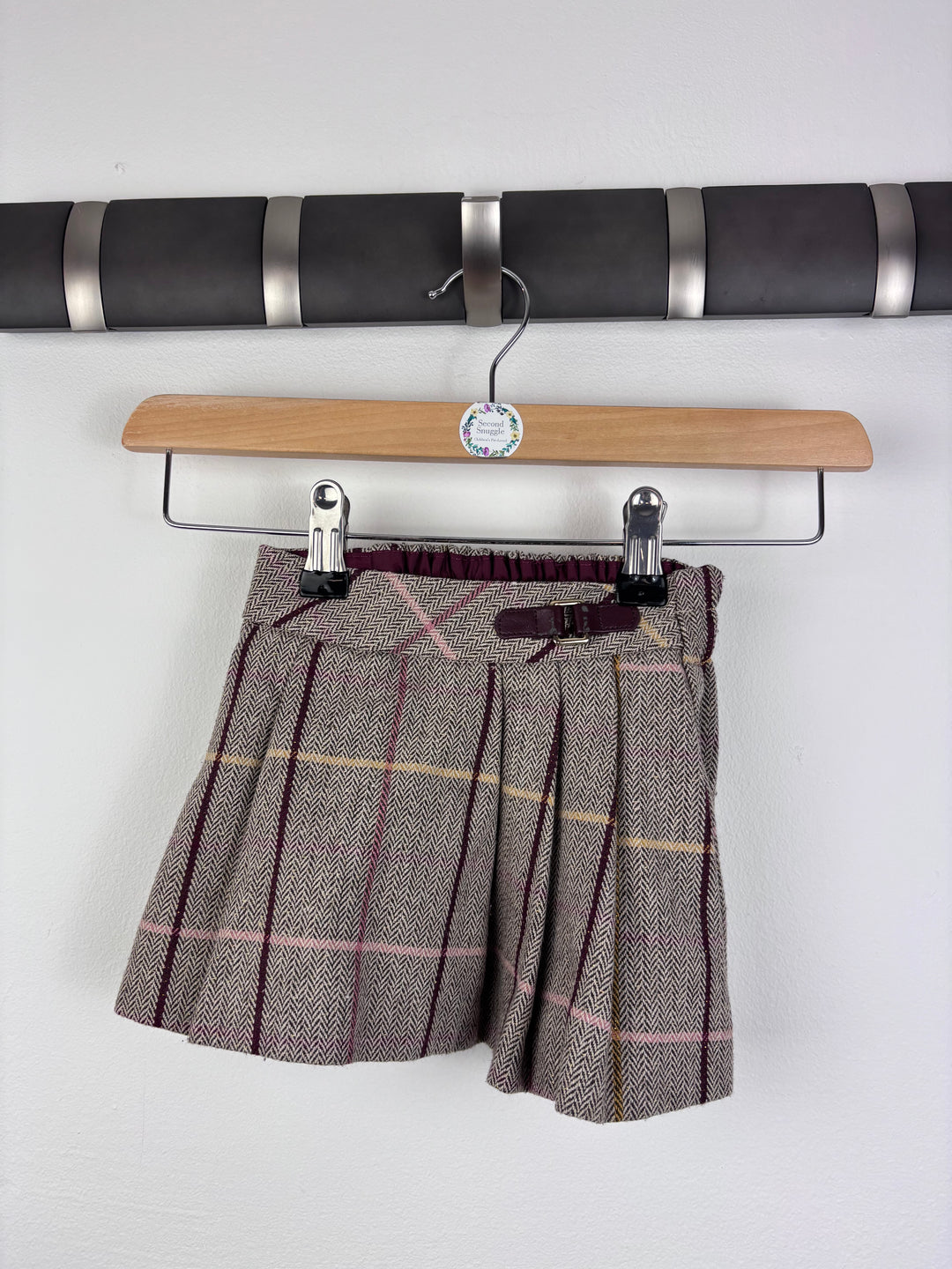 Tu Checked Skirt 12-18 Months-Skirts-Second Snuggle Preloved