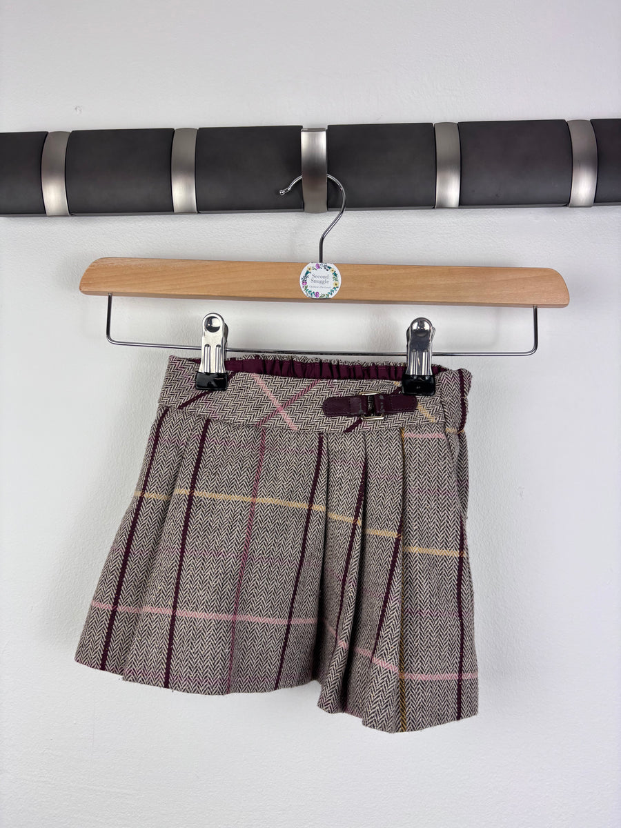 Tu Checked Skirt 12-18 Months-Skirts-Second Snuggle Preloved