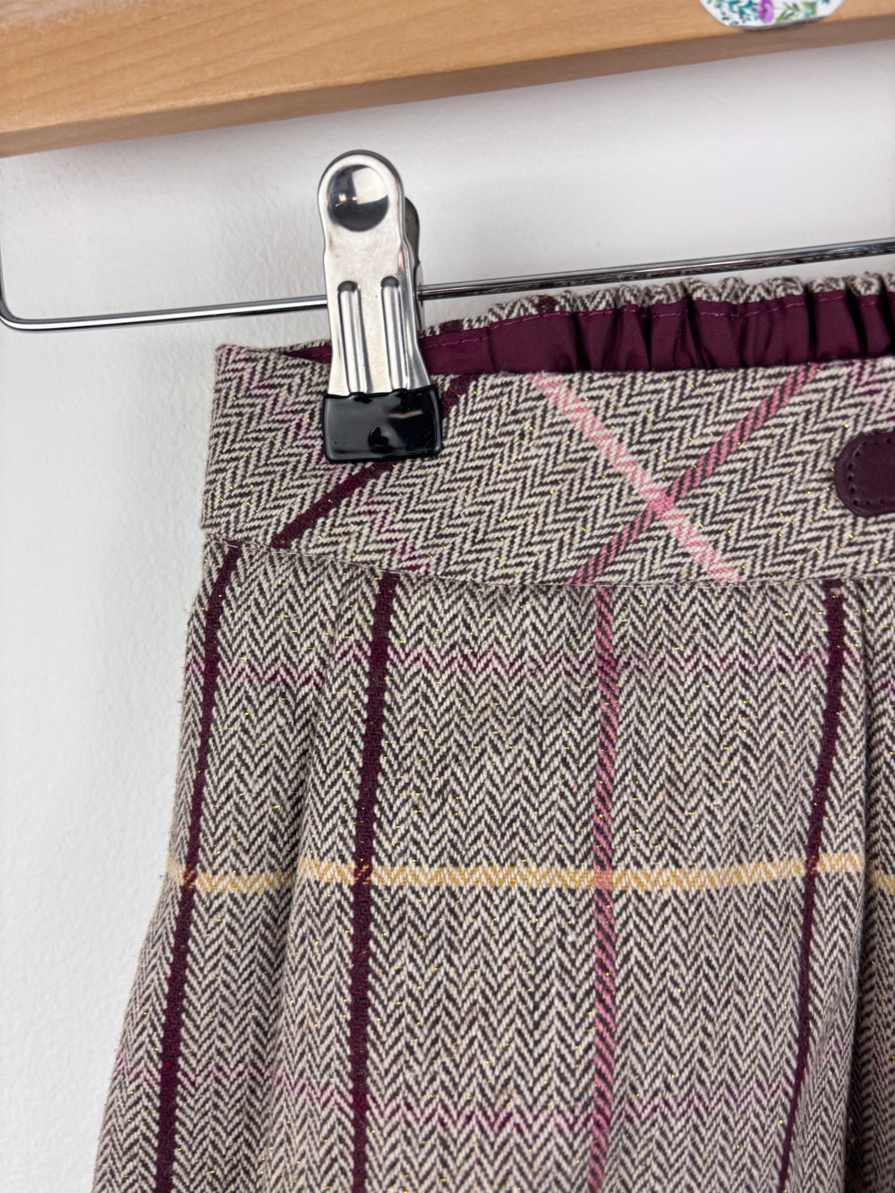Tu Checked Skirt 12-18 Months-Skirts-Second Snuggle Preloved