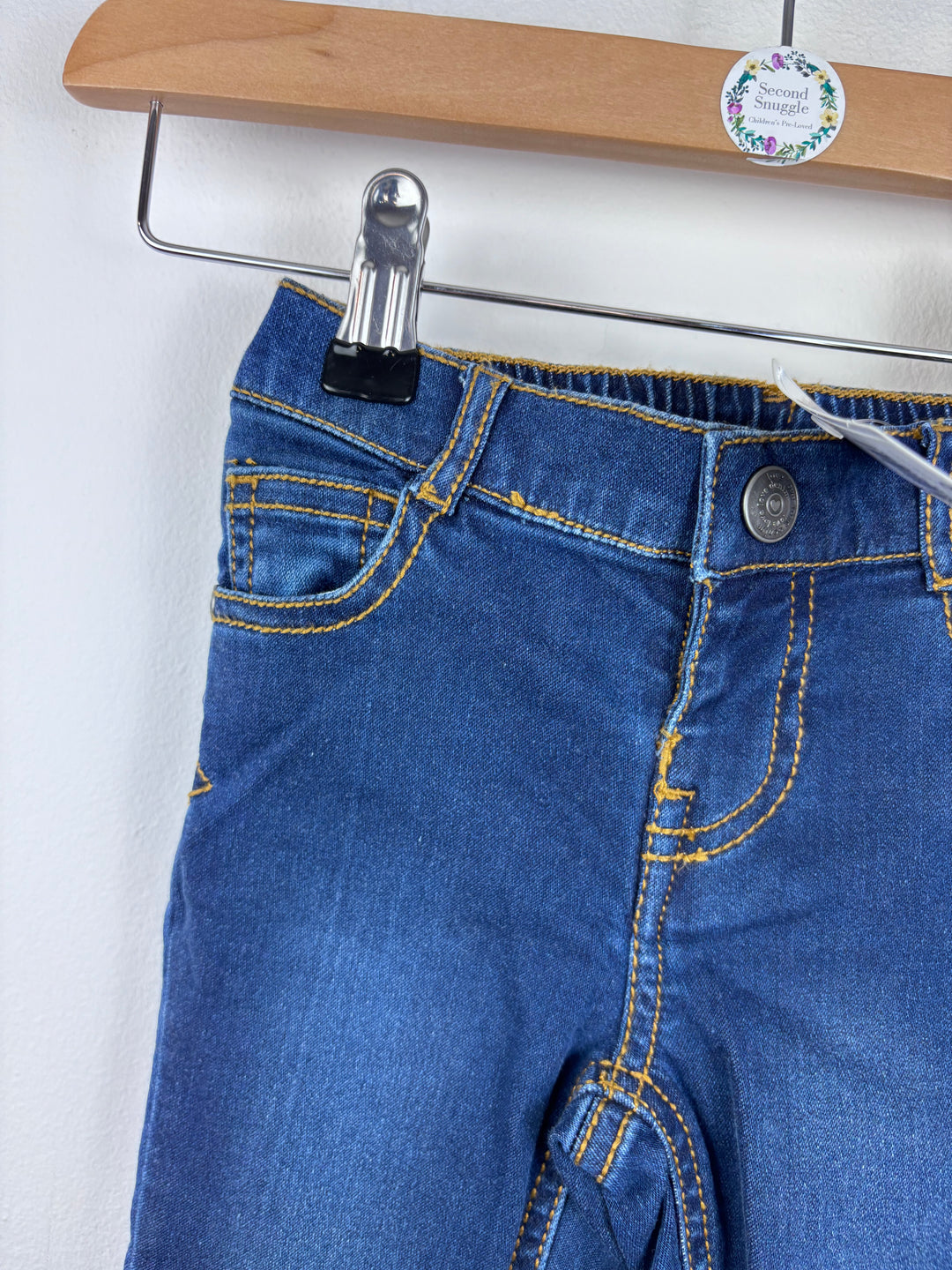Mothercare Blue Jeans 12-18 Months-Trousers-Second Snuggle Preloved