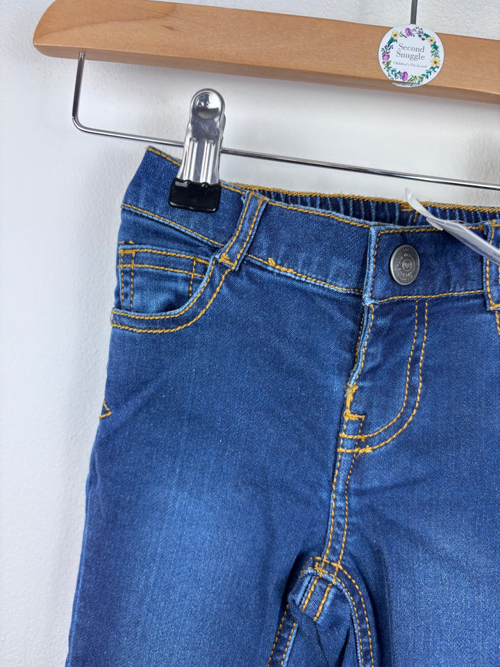 Mothercare Blue Jeans 12-18 Months-Trousers-Second Snuggle Preloved