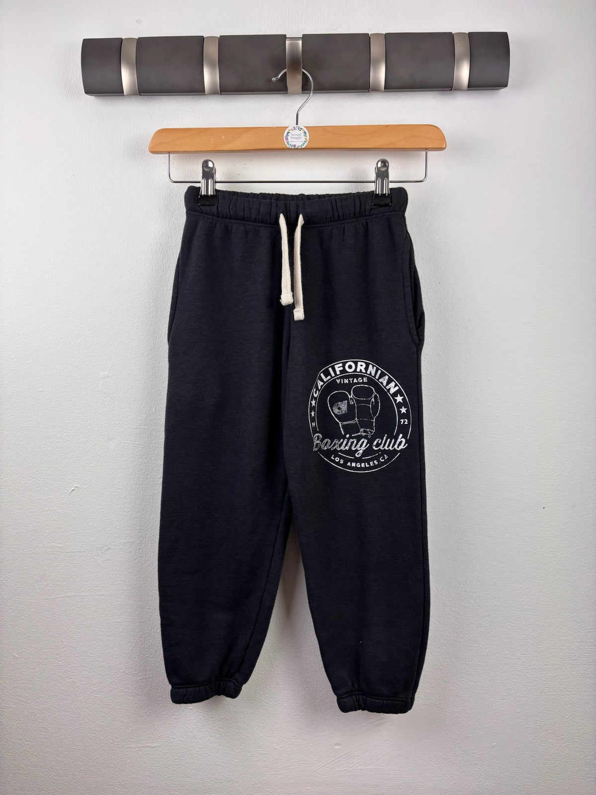 Californian Vintage Navy Boxing Club Joggers 6 Years-Trousers-Second Snuggle Preloved