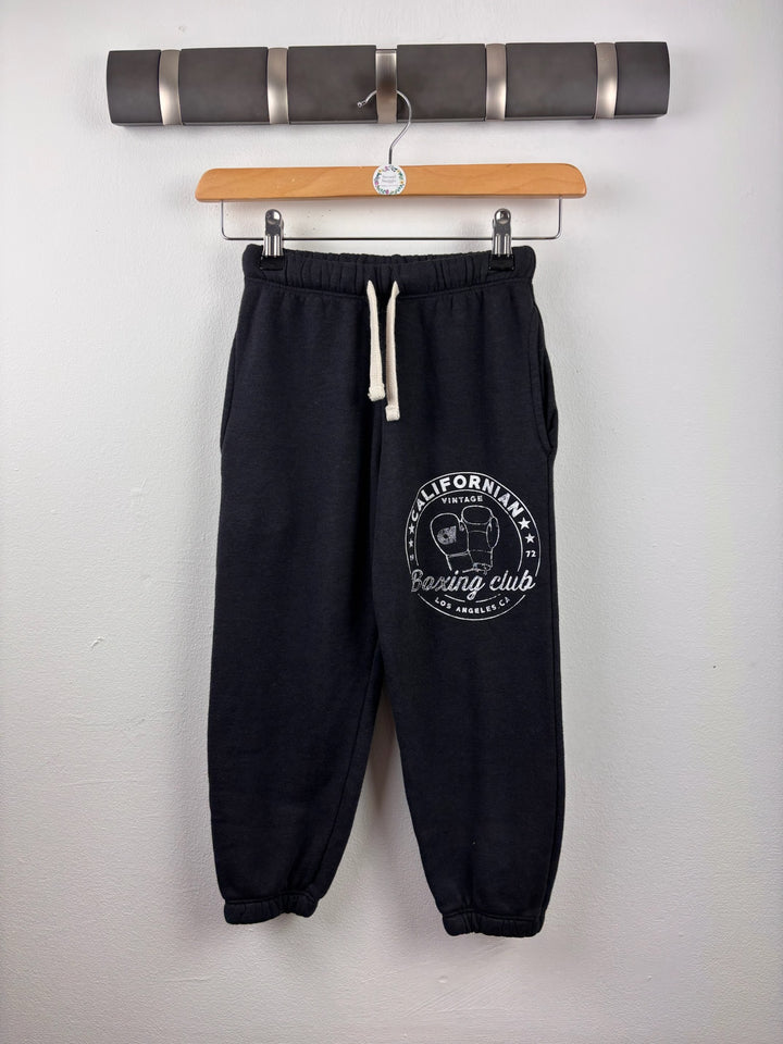 Californian Vintage Navy Boxing Club Joggers 6 Years-Trousers-Second Snuggle Preloved