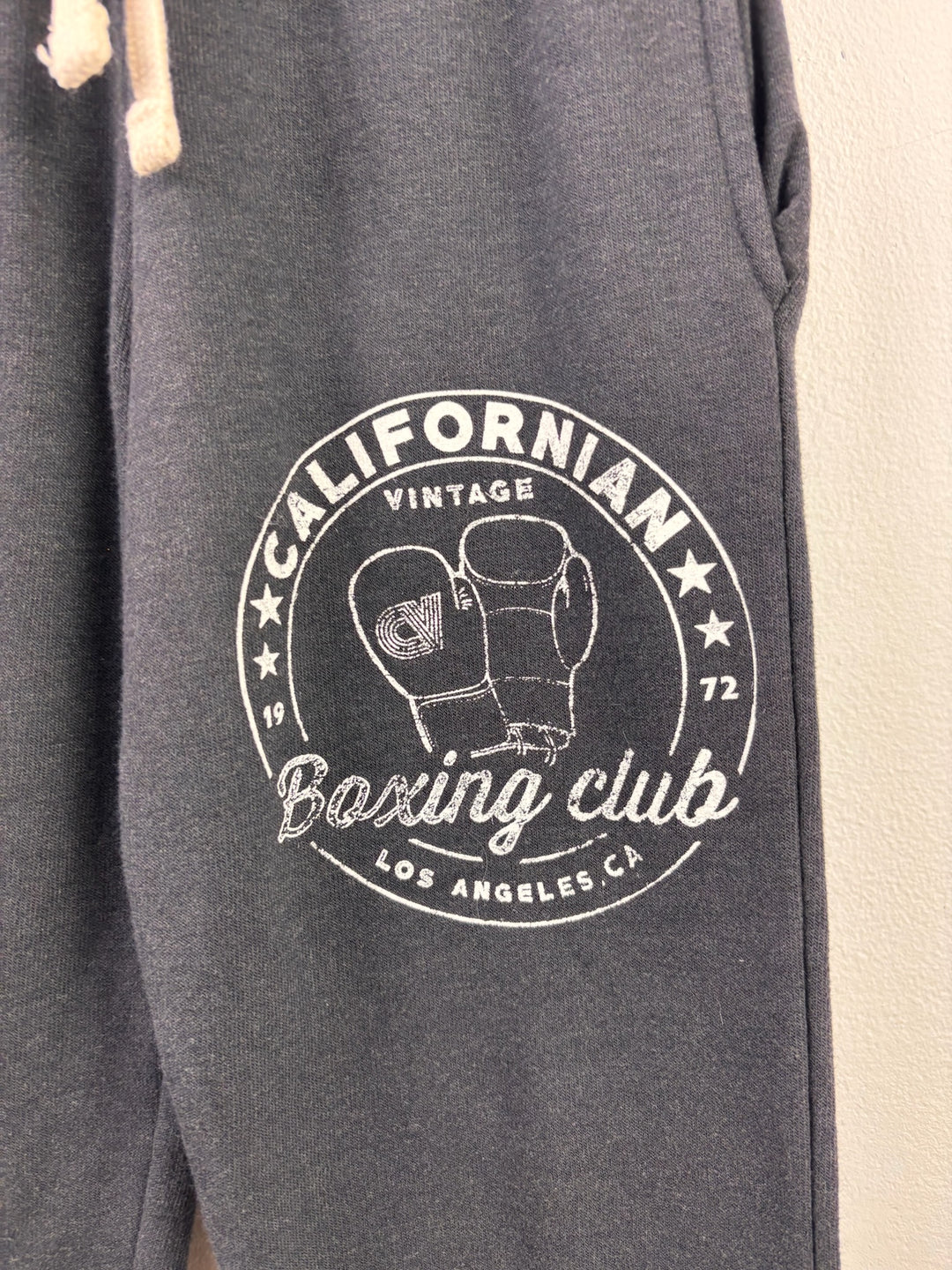 Californian Vintage Navy Boxing Club Joggers 6 Years-Trousers-Second Snuggle Preloved