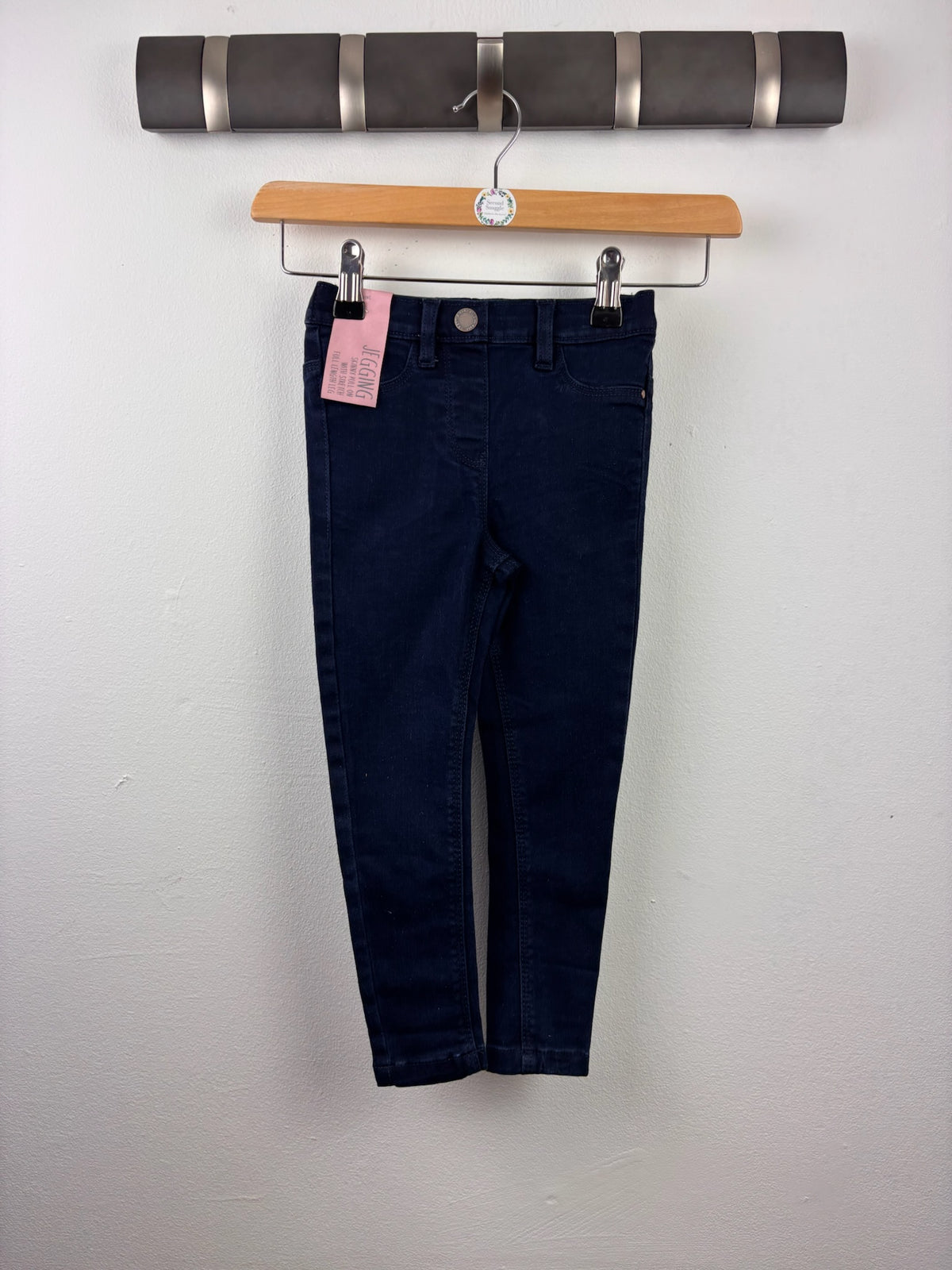 Next Navy Skinny Jeans 4 Years-Trousers-Second Snuggle Preloved