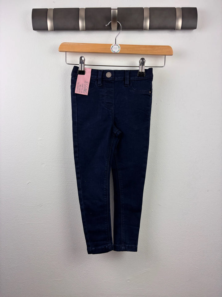 Next Navy Skinny Jeans 4 Years-Trousers-Second Snuggle Preloved