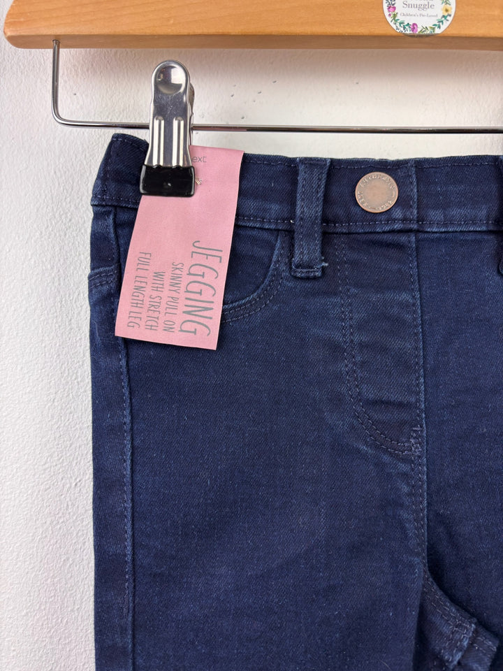 Next Navy Skinny Jeans 4 Years-Trousers-Second Snuggle Preloved