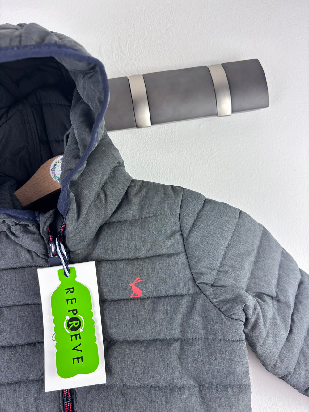 Joules Grey Padded Coat 1 Year-Coats-Second Snuggle Preloved