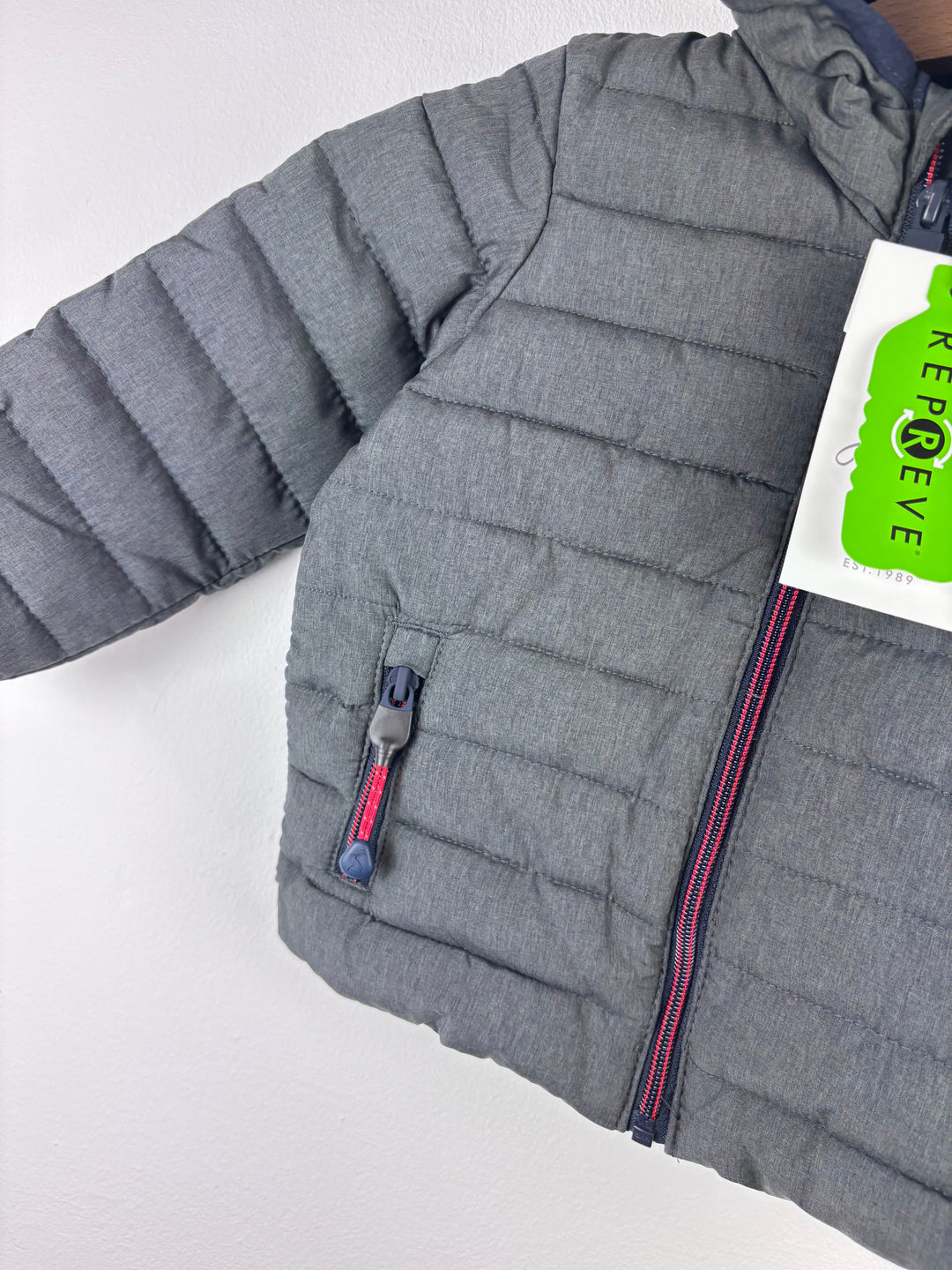 Joules Grey Padded Coat 1 Year-Coats-Second Snuggle Preloved