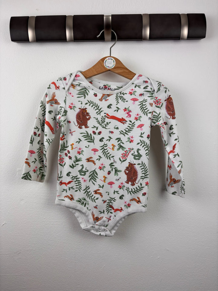 Joules Cream Gruffalo Woodland Bodysuit 12-18 Months-Vests-Second Snuggle Preloved
