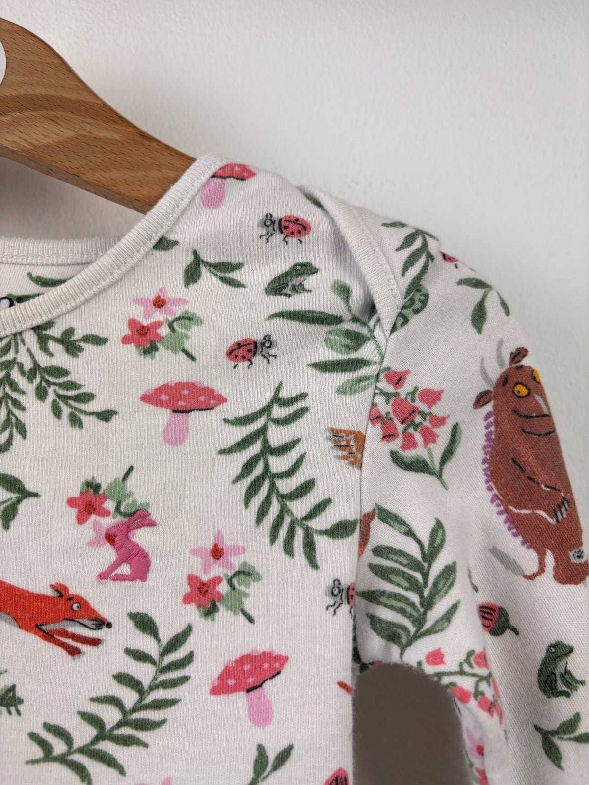Joules Cream Gruffalo Woodland Bodysuit 12-18 Months-Vests-Second Snuggle Preloved
