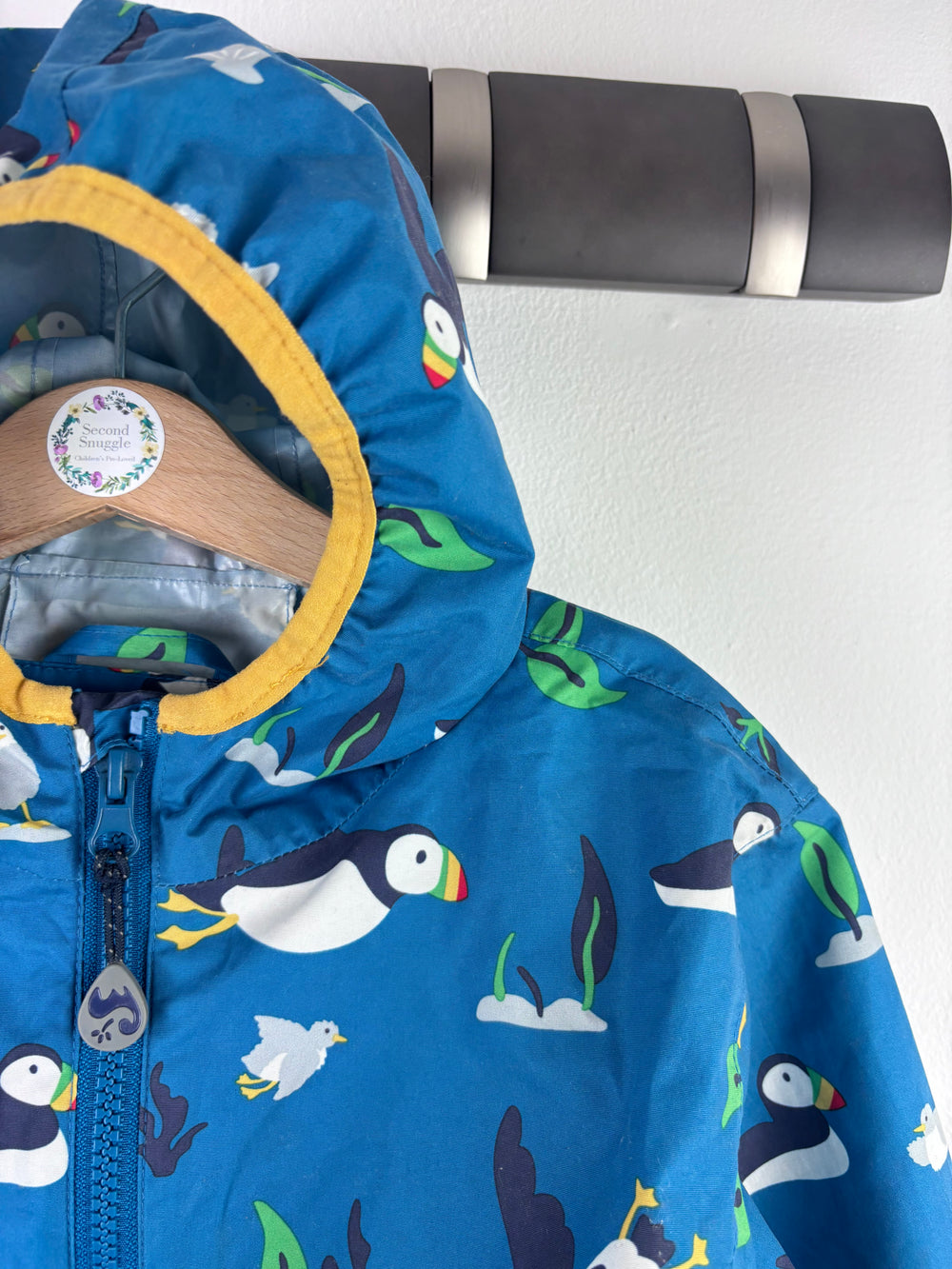 Frugi Puffin Raincoat 6-7 Years-Coats-Second Snuggle Preloved
