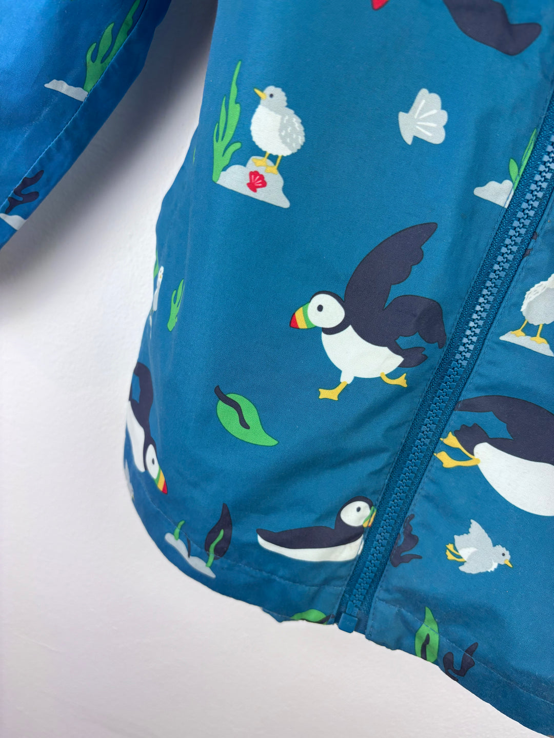 Frugi Puffin Raincoat 6-7 Years-Coats-Second Snuggle Preloved