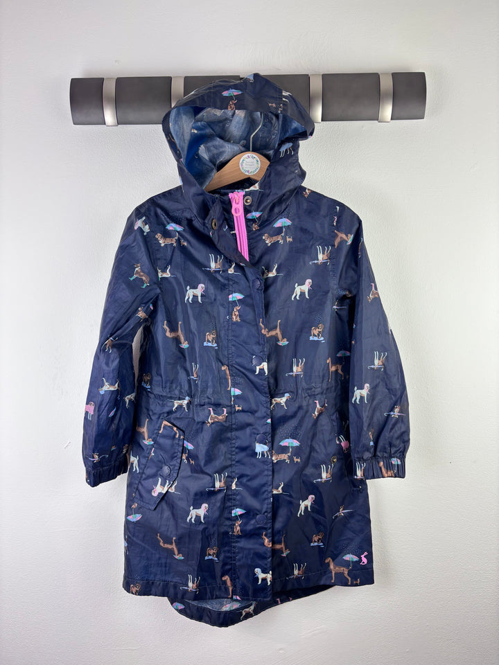 Joules Dog Print Raincoat 5 Years-Coats-Second Snuggle Preloved