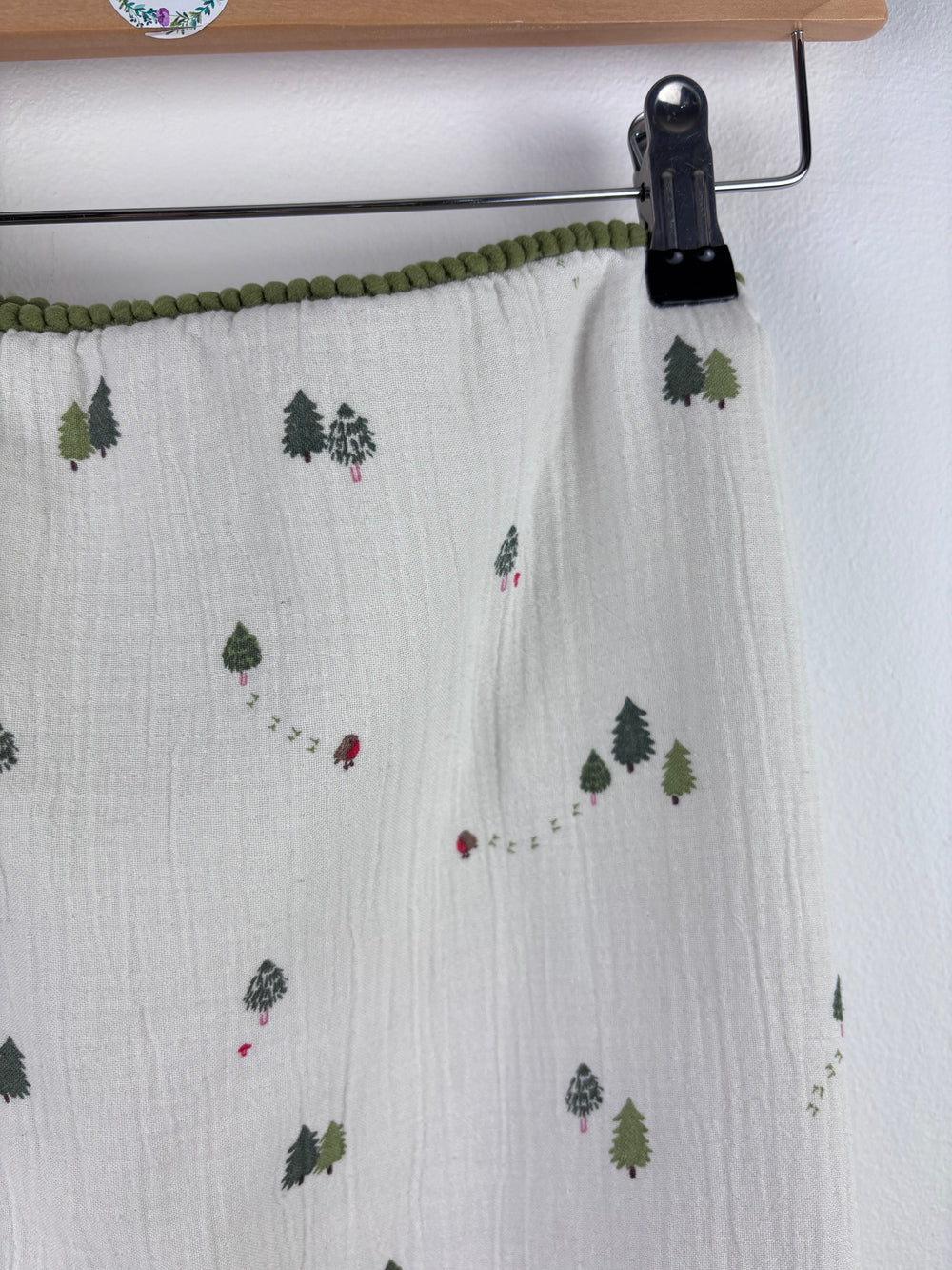M&S Christmas Muslin Blanket One Size-Blankets-Second Snuggle Preloved