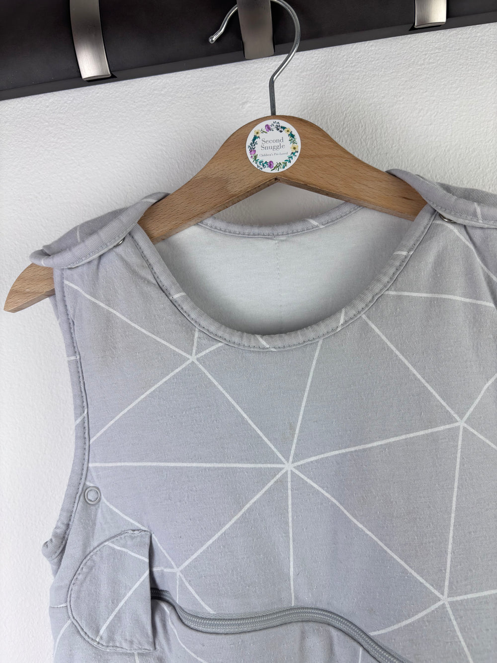 Snuz Grey Sleeping Bag 2.5 Tog 6-18 Months-Sleeping Bags-Second Snuggle Preloved