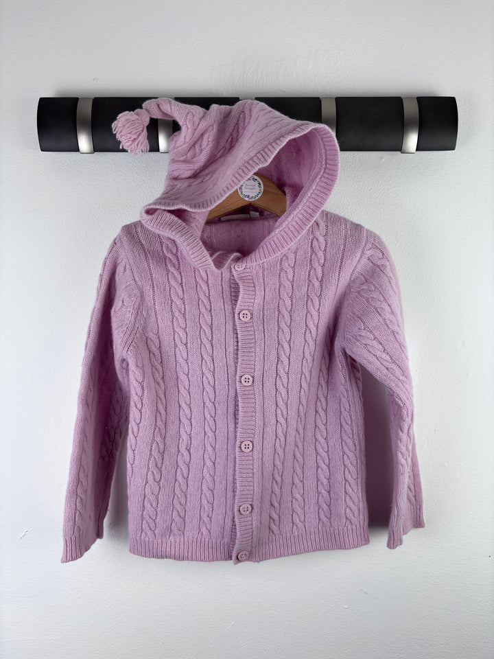 JoJo Maman Bébé Cable Knit Cardigan 4-5 Years-Cardigans-Second Snuggle Preloved