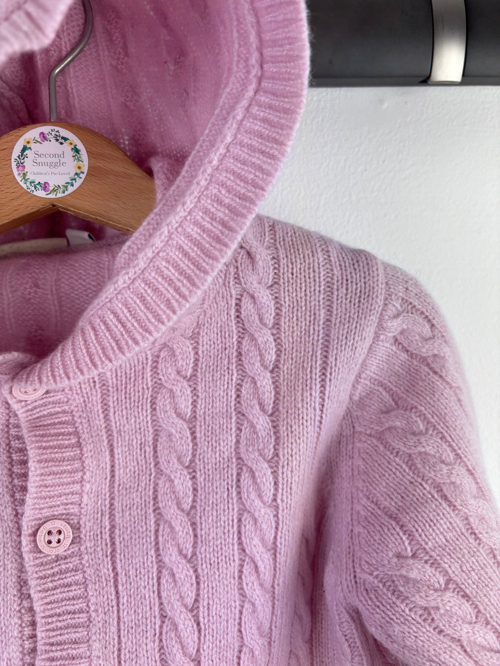 JoJo Maman Bébé Cable Knit Cardigan 4-5 Years-Cardigans-Second Snuggle Preloved