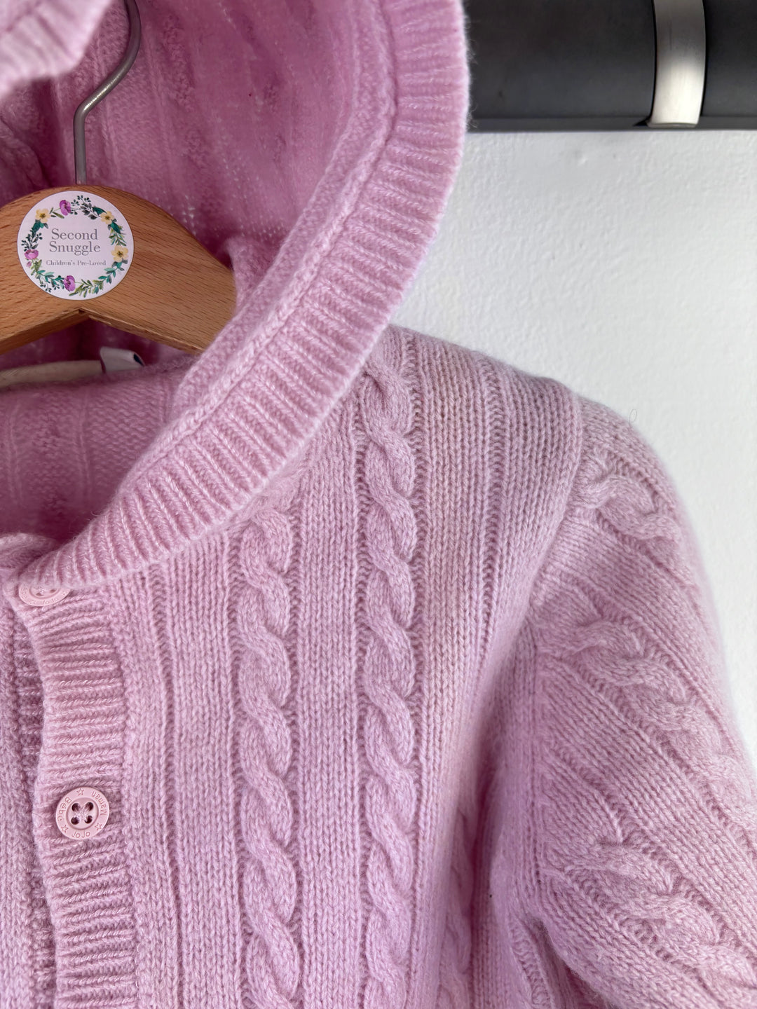 JoJo Maman Bébé Cable Knit Cardigan 4-5 Years-Cardigans-Second Snuggle Preloved