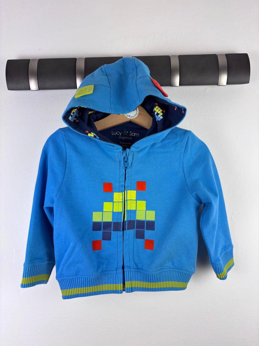 Lucy & Sam Zip Hoodie 12-18 Months-Hoodies-Second Snuggle Preloved