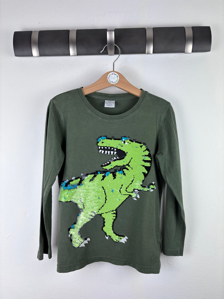 Lindex Dinosaur Top 5-6 Years-Tops-Second Snuggle Preloved