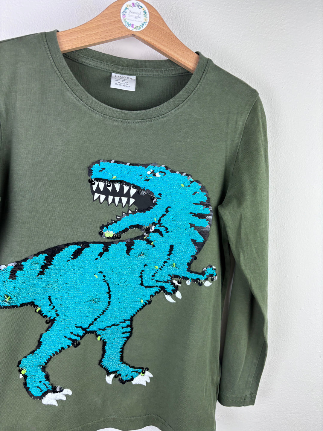Lindex Dinosaur Top 5-6 Years-Tops-Second Snuggle Preloved