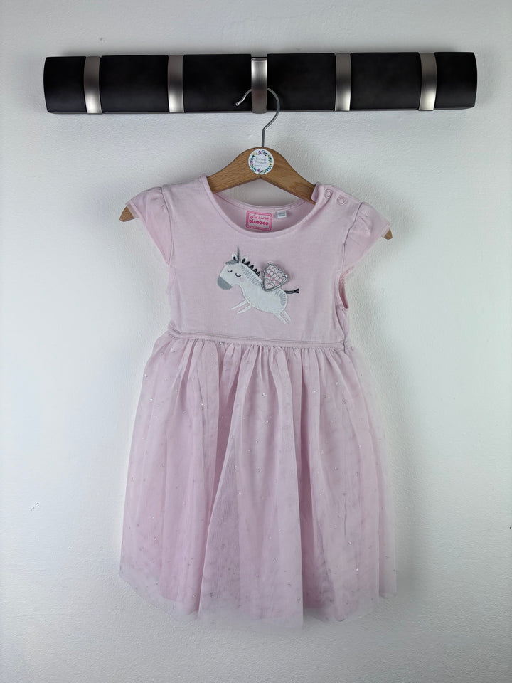 Blue Zoo Unicorn Dress 12-18 Months-Dresses-Second Snuggle Preloved