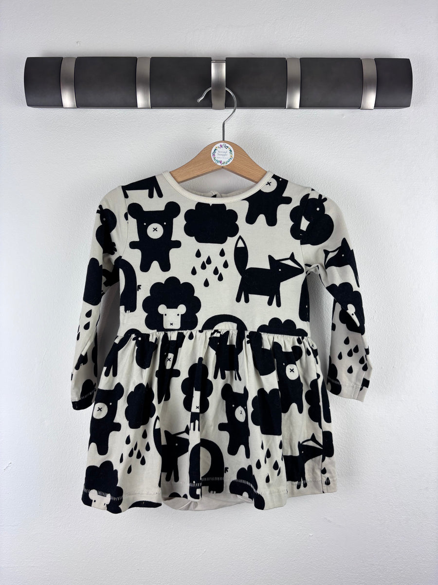 Next Animal Print Dress 12-18 Months-Dresses-Second Snuggle Preloved