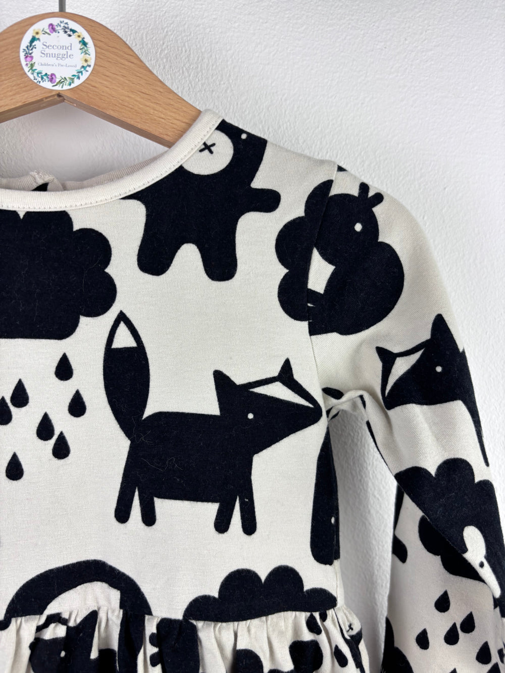Next Animal Print Dress 12-18 Months-Dresses-Second Snuggle Preloved