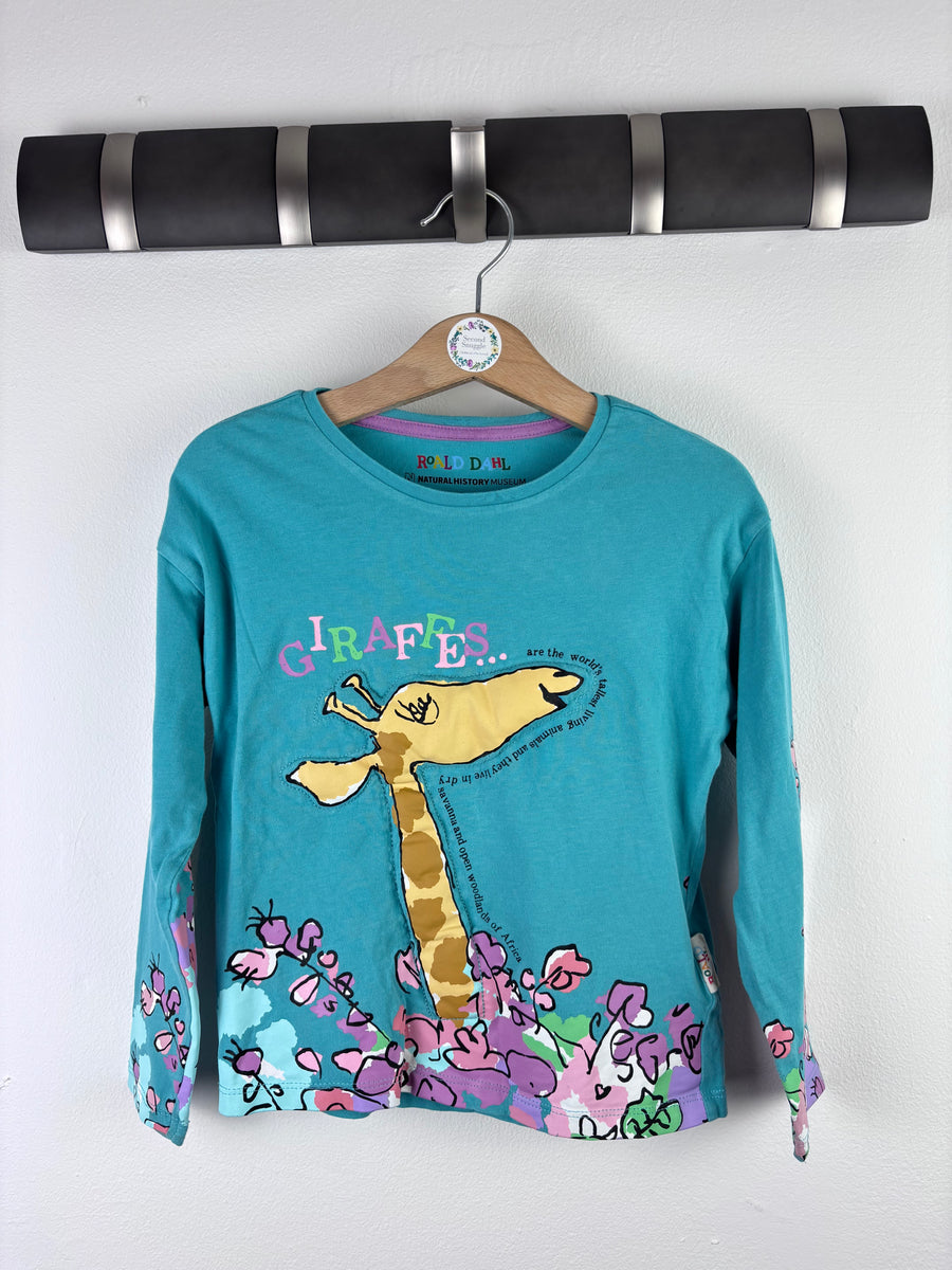 M&S Roald Dahl Giraffe Top 4-5 Years-Tops-Second Snuggle Preloved