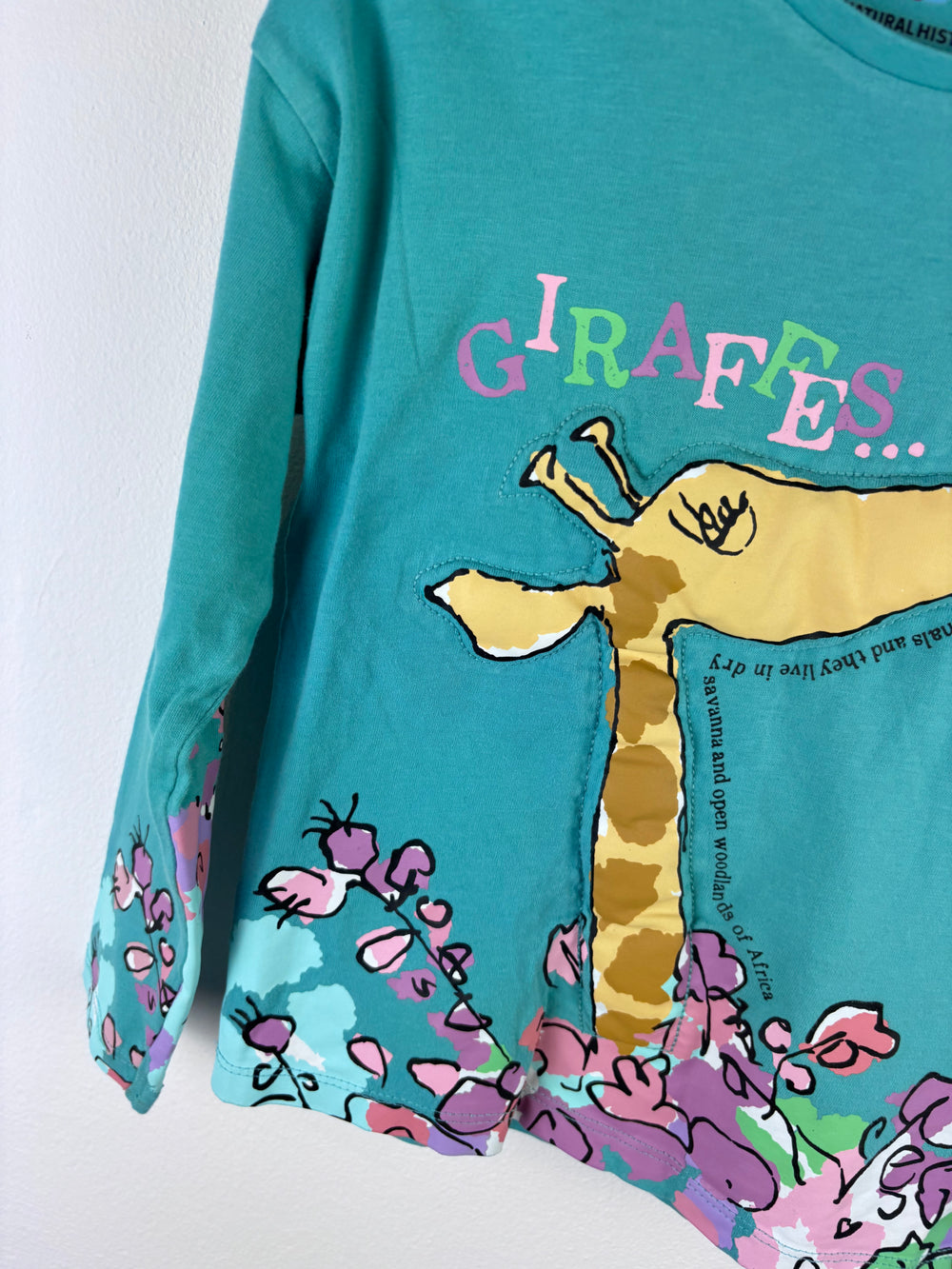 M&S Roald Dahl Giraffe Top 4-5 Years-Tops-Second Snuggle Preloved
