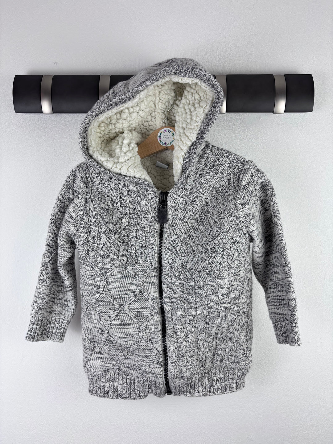 Tu Knitted Hoodie 18-24 Months-Hoodies-Second Snuggle Preloved