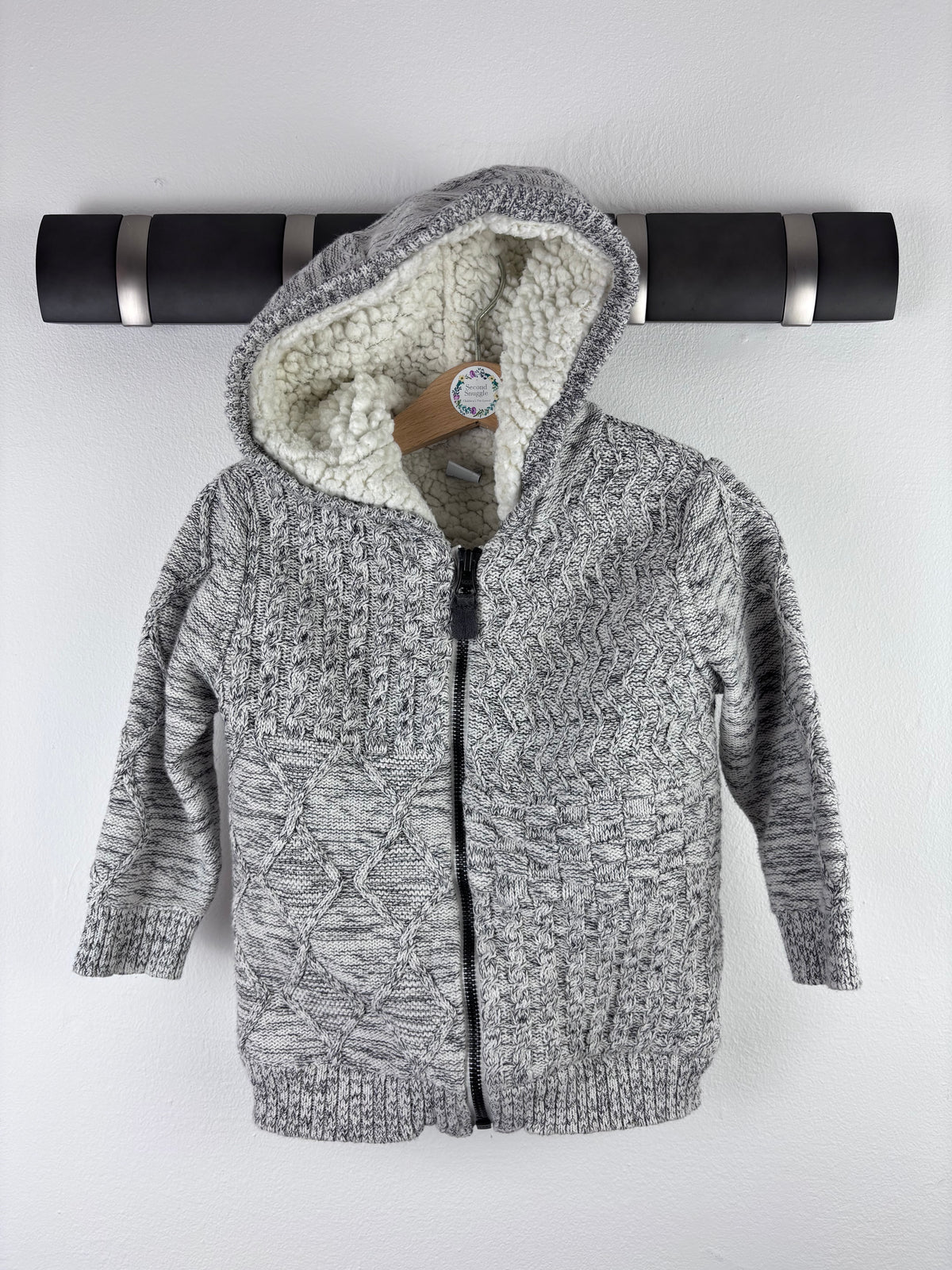 Tu Knitted Hoodie 18-24 Months-Hoodies-Second Snuggle Preloved
