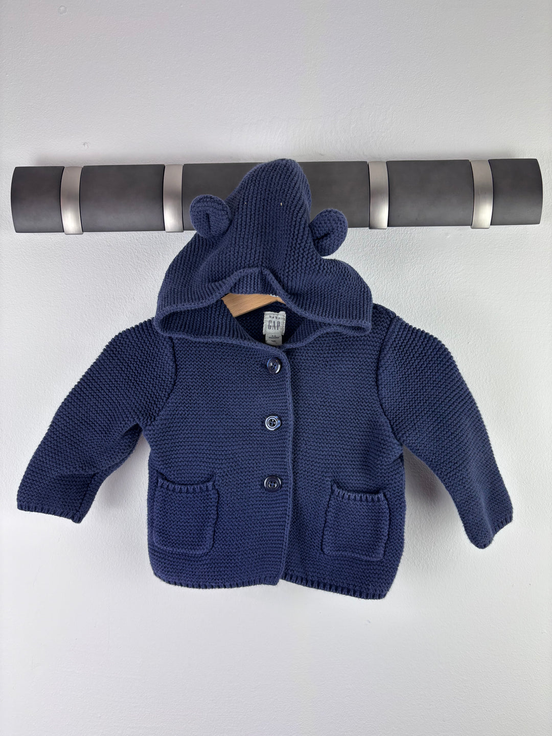 Gap Bear Knit Cardigan 3-6 Months-Cardigans-Second Snuggle Preloved