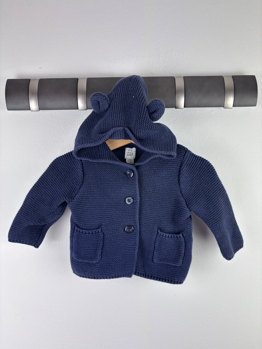 Gap Bear Knit Cardigan 3-6 Months-Cardigans-Second Snuggle Preloved