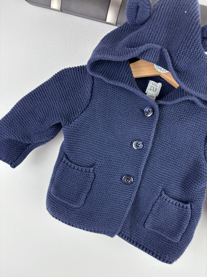 Gap Bear Knit Cardigan 3-6 Months-Cardigans-Second Snuggle Preloved