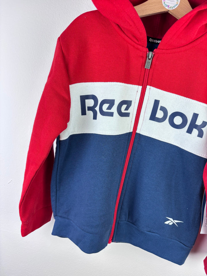 Reebok Zip Hoodie 4-5 Years-Hoodies-Second Snuggle Preloved