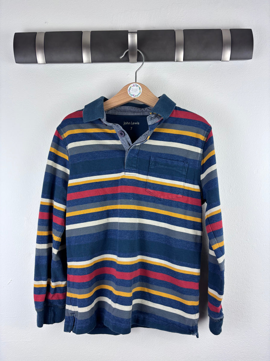 John Lewis Rugby Top 7 Years-Tops-Second Snuggle Preloved