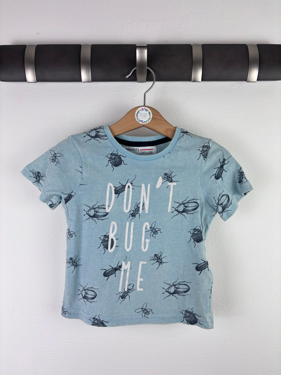 Minoti Bug Print T-Shirt 12 Months-Tops-Second Snuggle Preloved