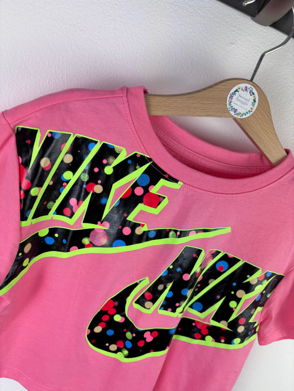Nike Pink T-Shirt XS (5-6 Years)-Tops-Second Snuggle Preloved