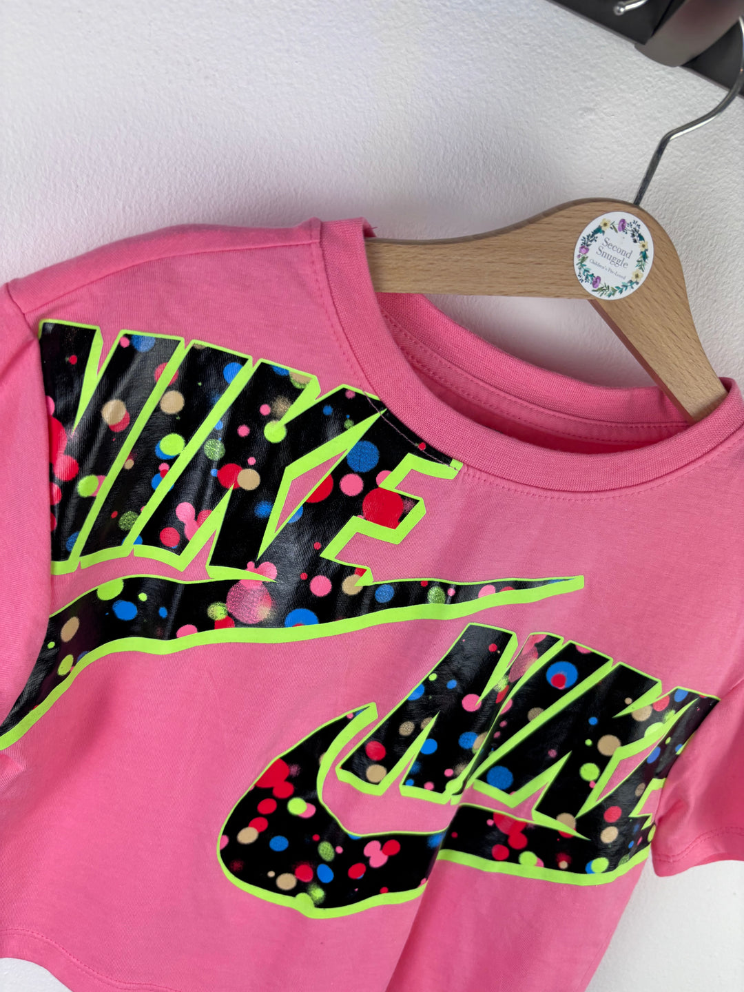 Nike Pink T-Shirt XS (5-6 Years)-Tops-Second Snuggle Preloved