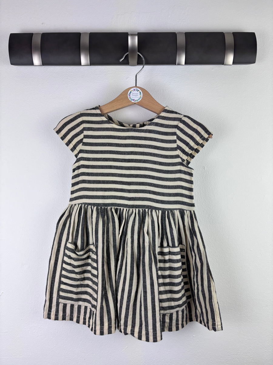 Tu Striped Dress 12-18 Months-Dresses-Second Snuggle Preloved