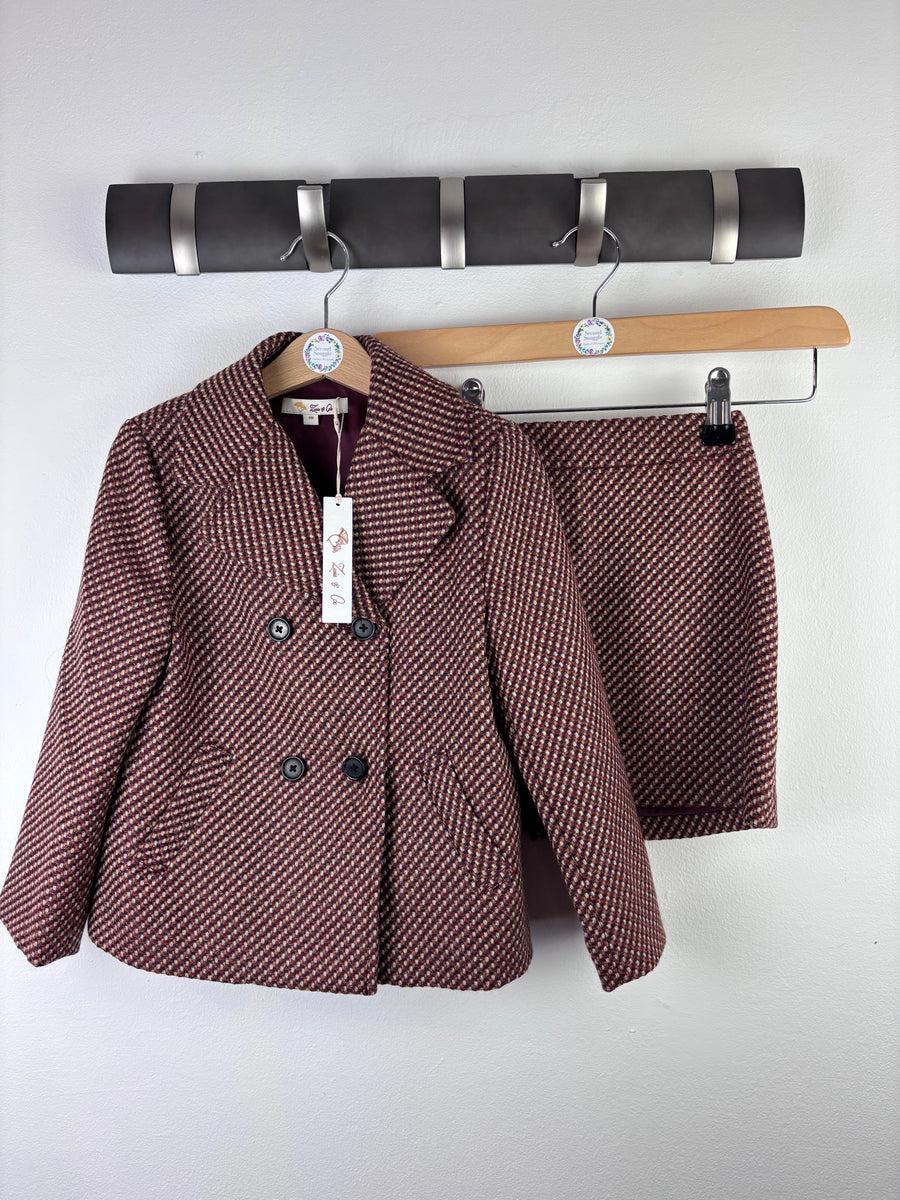 Losia & Cox Skirt and Jacket Set 110 (4-5 Years)-Sets-Second Snuggle Preloved