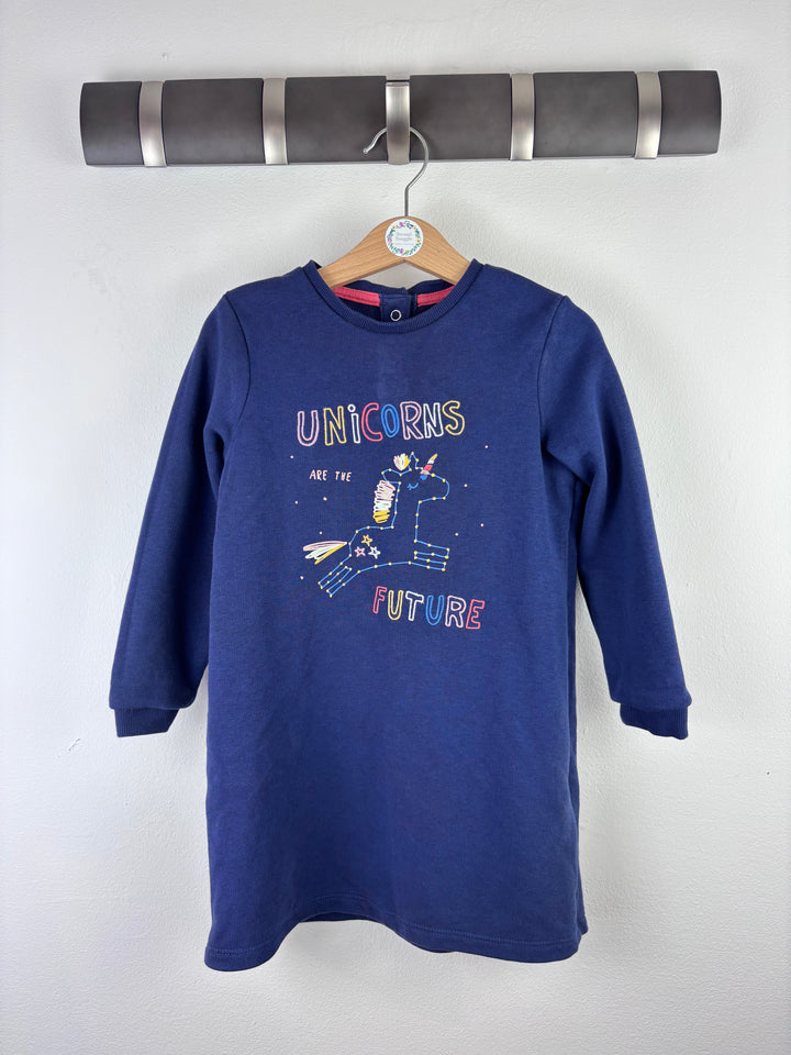 M&S Unicorn Dress 3-4 Years-Dresses-Second Snuggle Preloved