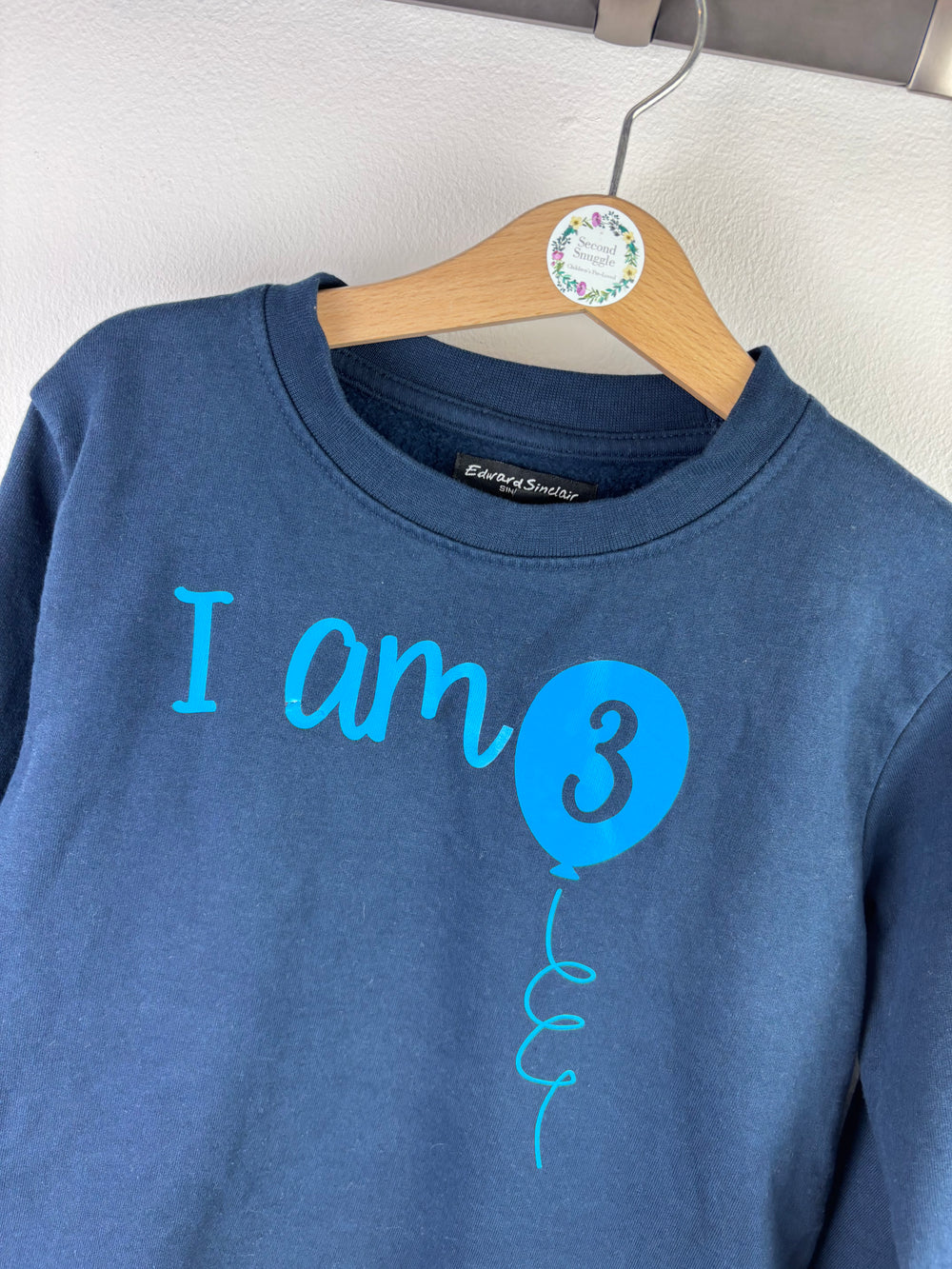Edward Birthday Jumper 3-4 Years-Jumpers-Second Snuggle Preloved