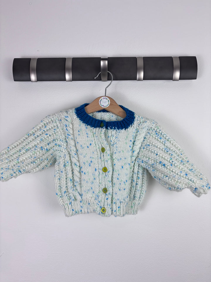 Handmade Knitted Cardigan 0-6 Months