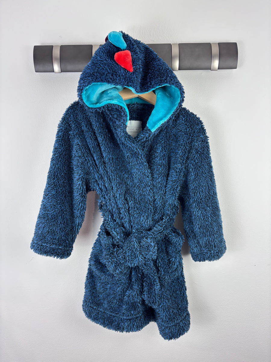 Next Dinosaur Dressing Gown 2-3 Years-Dressing Gown-Second Snuggle Preloved