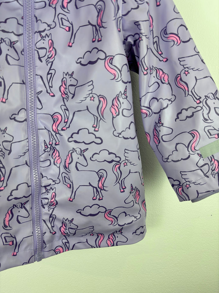 M&S Unicorn Raincoat 2-3 Years-Coats-Second Snuggle Preloved