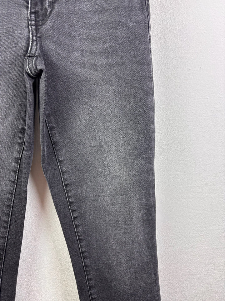Zara Washed Charcoal Jeans 9 Years-Trousers-Second Snuggle Preloved