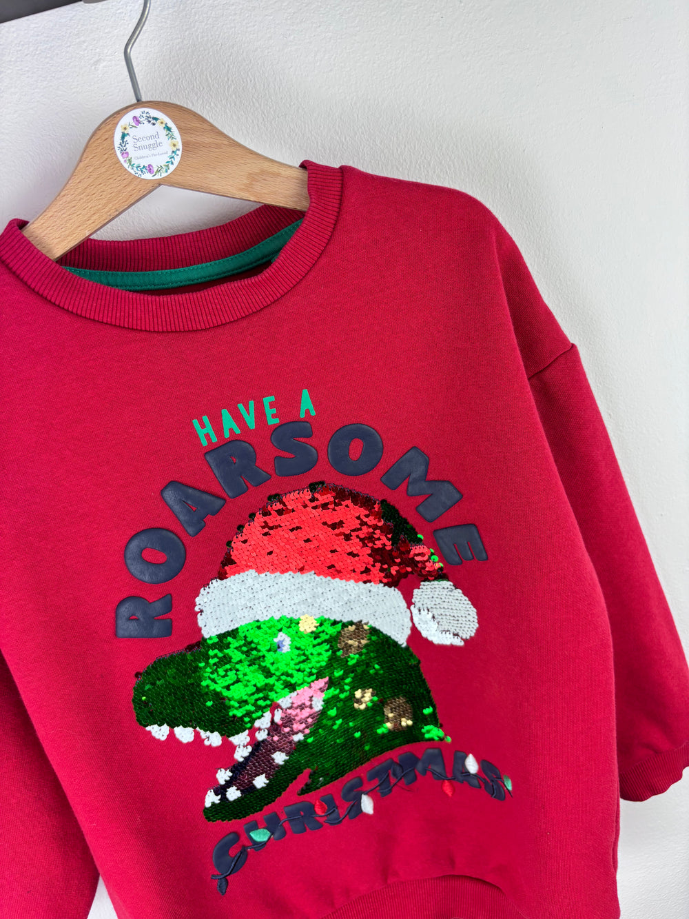 Fred & Flo Christmas Jumper 5-6 Years-Jumpers-Second Snuggle Preloved